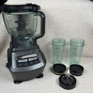 Ninja Professional 1500 Watts Blender BL770A 30 Pitcher Single Serve Cups WORKS!